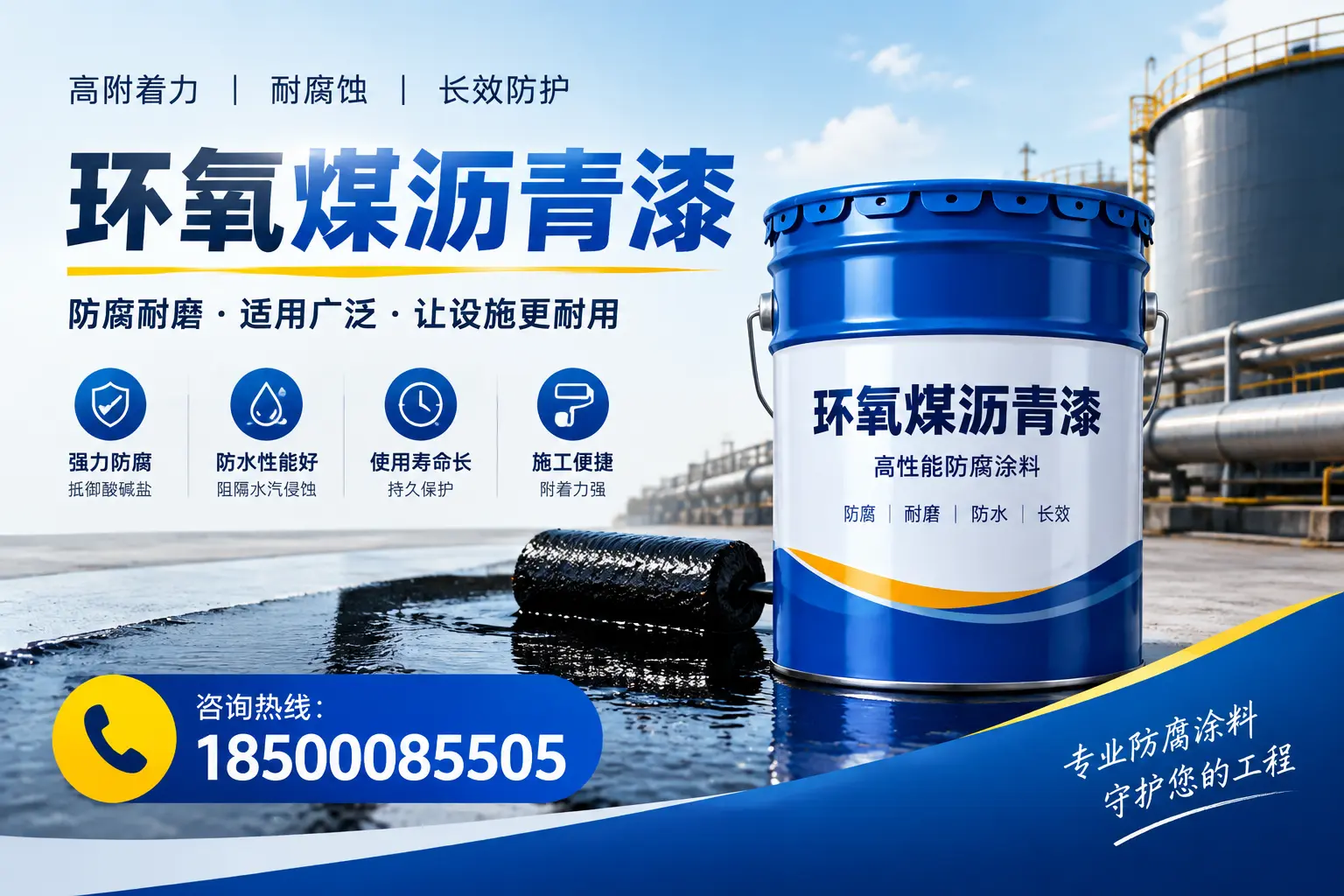 环氧煤沥青漆与其他涂料的对比分析,助力渭南企业决策